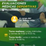 SE AMPLÍAN LOS DÍAS DE LAS EVALUACIONES MÉDICAS DEPORTIVAS EN EL MICROESTADIO MUNICIPAL