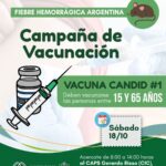 TAMBIÉN SE VACUNA CONTRA LA FIEBRE HEMORRÁGICA EN LA CUMBRE