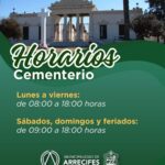 HORARIOS DEL CEMENTERIO MUNICIPAL